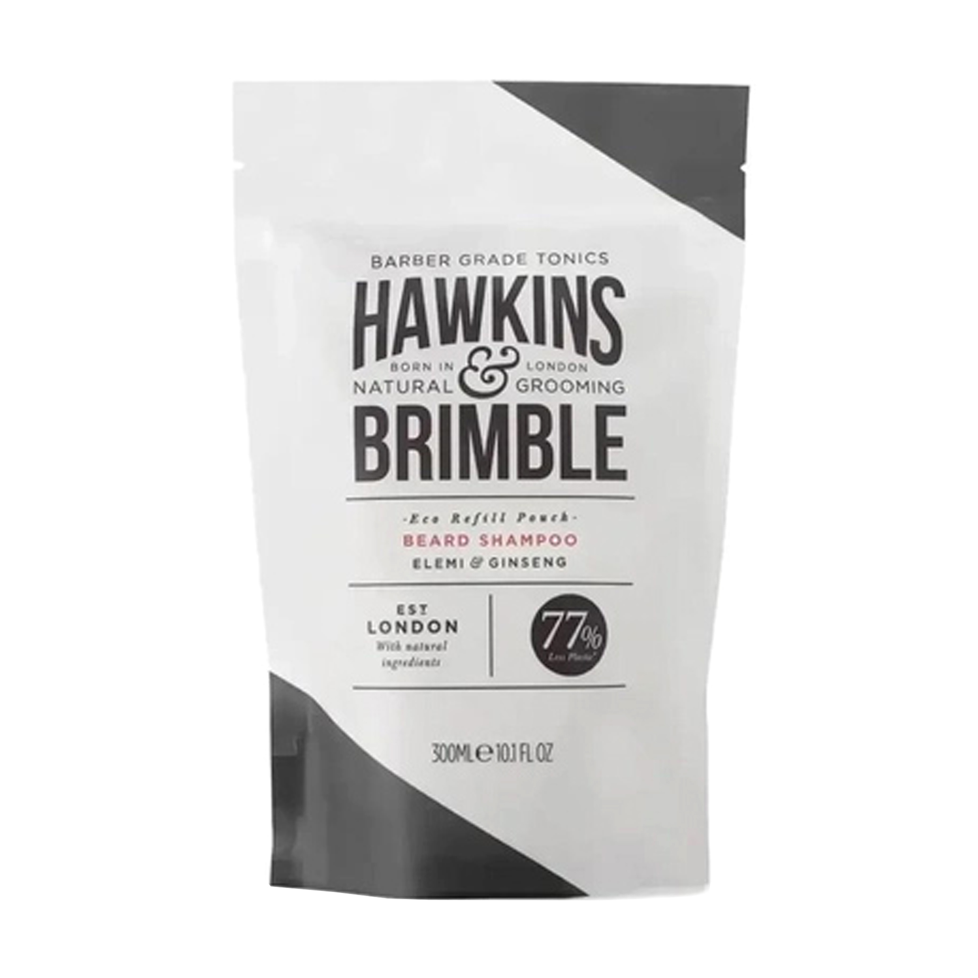 Шампунь для бороди Hawkins &amp; Brimble Beard Shampoo Eco Refill Pouch, 300 мл (рефіл)